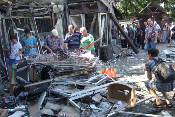 Подробной информации жертвах и разрушениях в Донецке пока нет